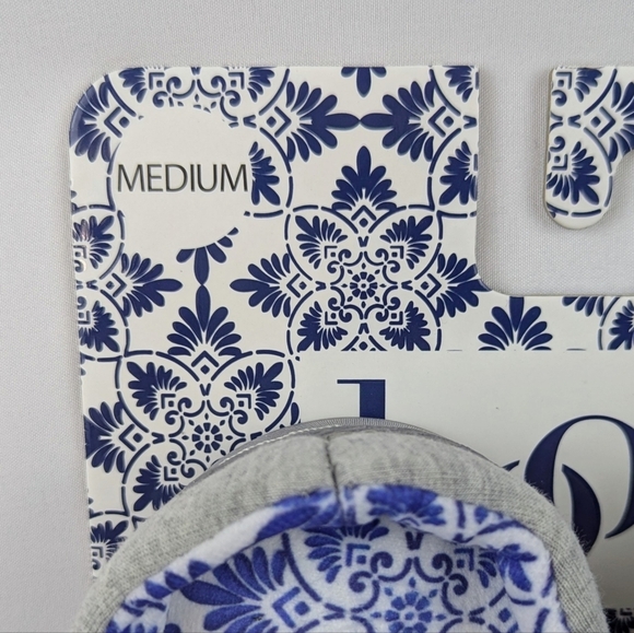 Slipper Limoncello Spritz Embroidered Jersey Knit Slip On Grey M (6.5-7.5) NWT - Picture 11 of 11